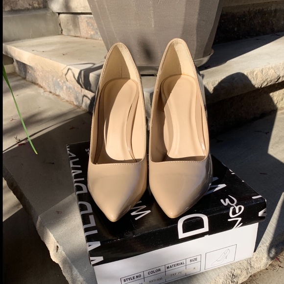 Wild Diva Shoes - HOST PICK !!!! Nude heels